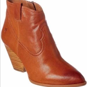 FRYE Reina Anole Leather Booties 7.5